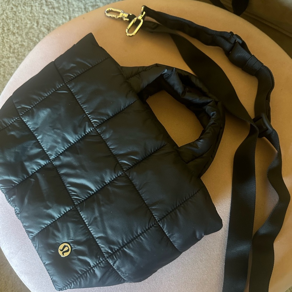 lululemon athletica Black Quilted Crossbody Bag - Picture 2 of 9